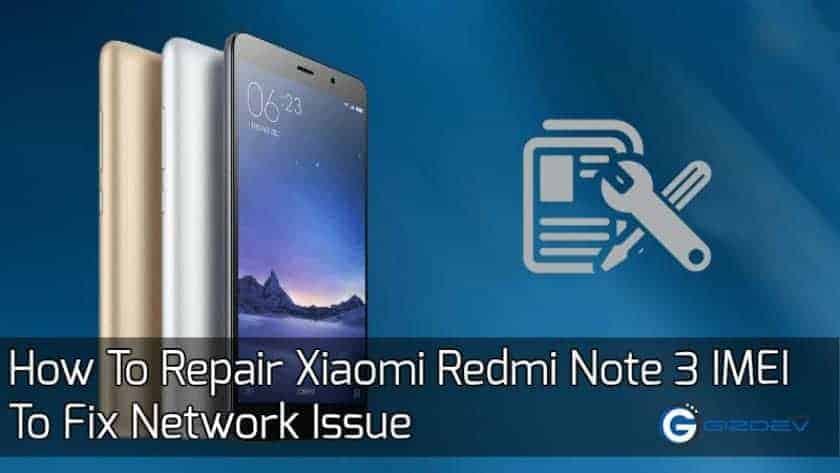 Redmi Note 3 Imei