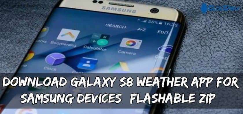 Unduh Galaxy Aplikasi cuaca S8 untuk perangkat Samsung (Flashable ZIP) 3