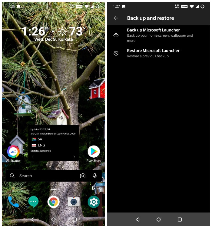 microsoft launcher apk