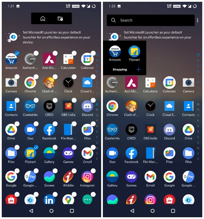 microsoft launcher apk